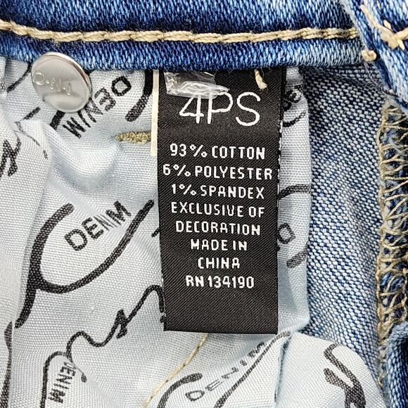 INC International Concepts Jeans Womens 4PS SHORT Blue Regular Fit Boot Cut Leg - Picture 6 of 12